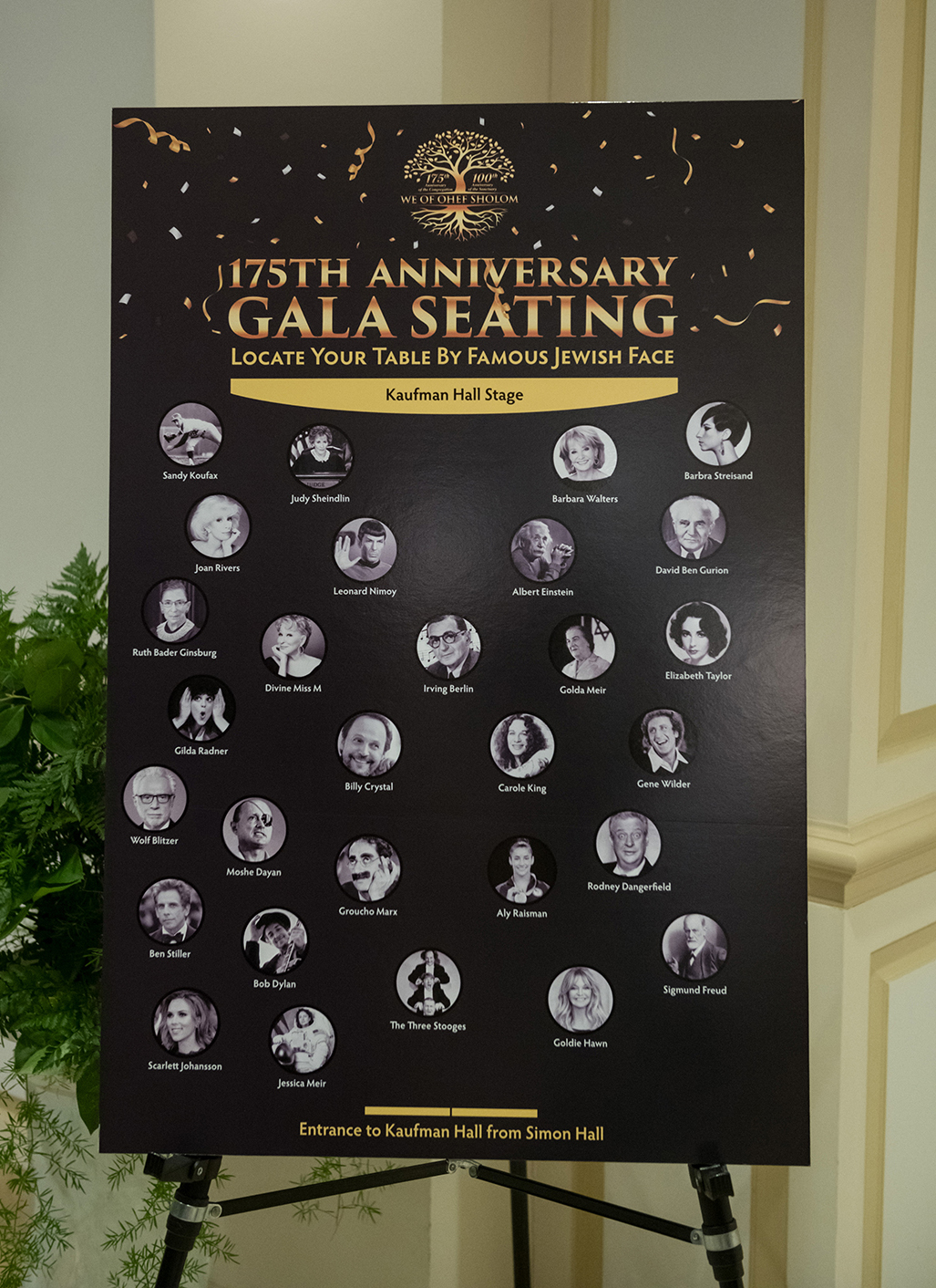 Gala Table Arrangement Chart