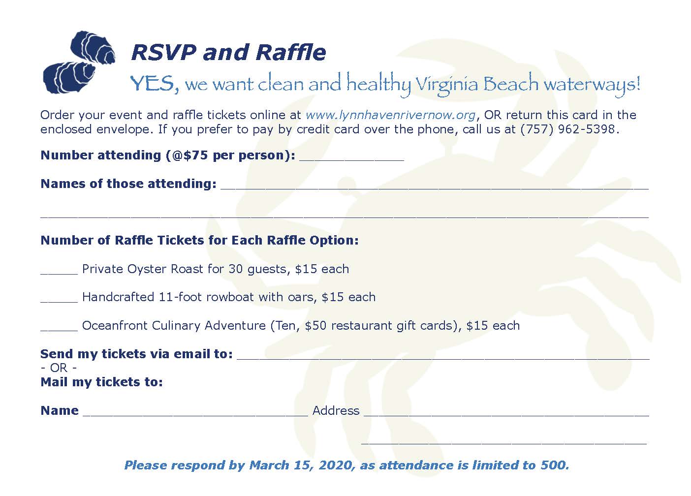 RSVP Card Design - Front