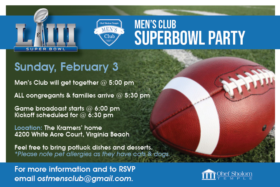 Superbowl Party Flyer