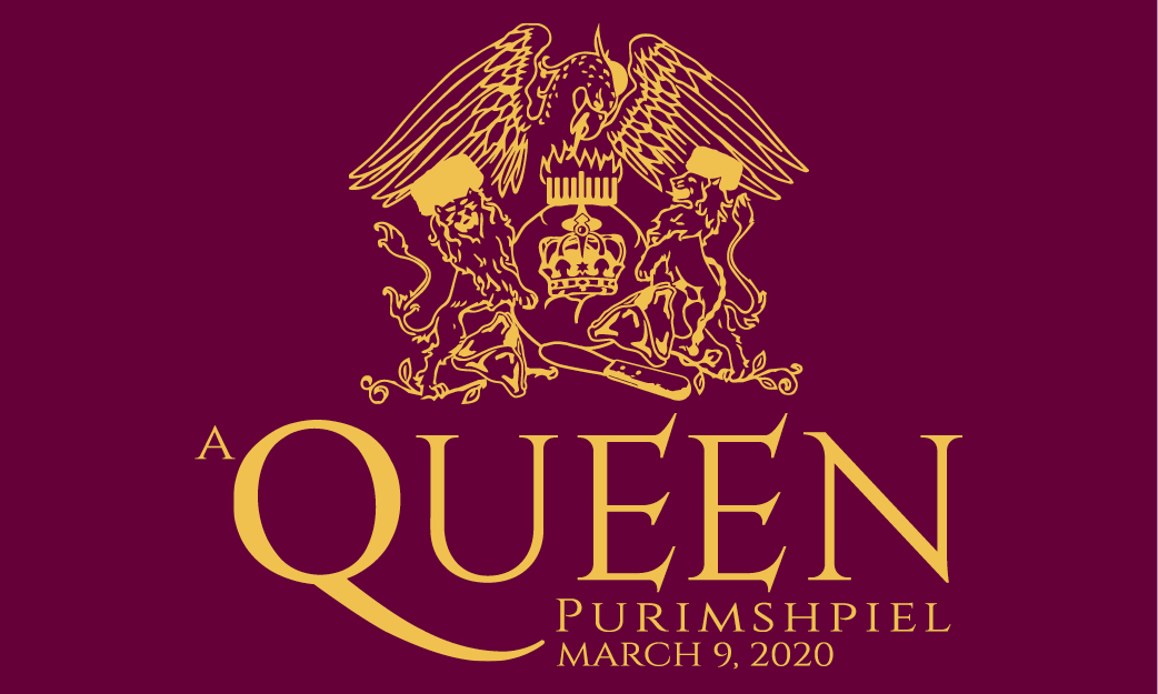 A Queen Purimshpiel Logo