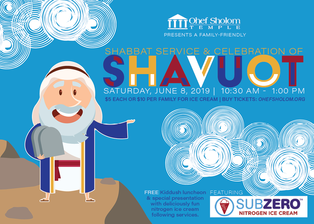 Shavuot Service Flyer Design