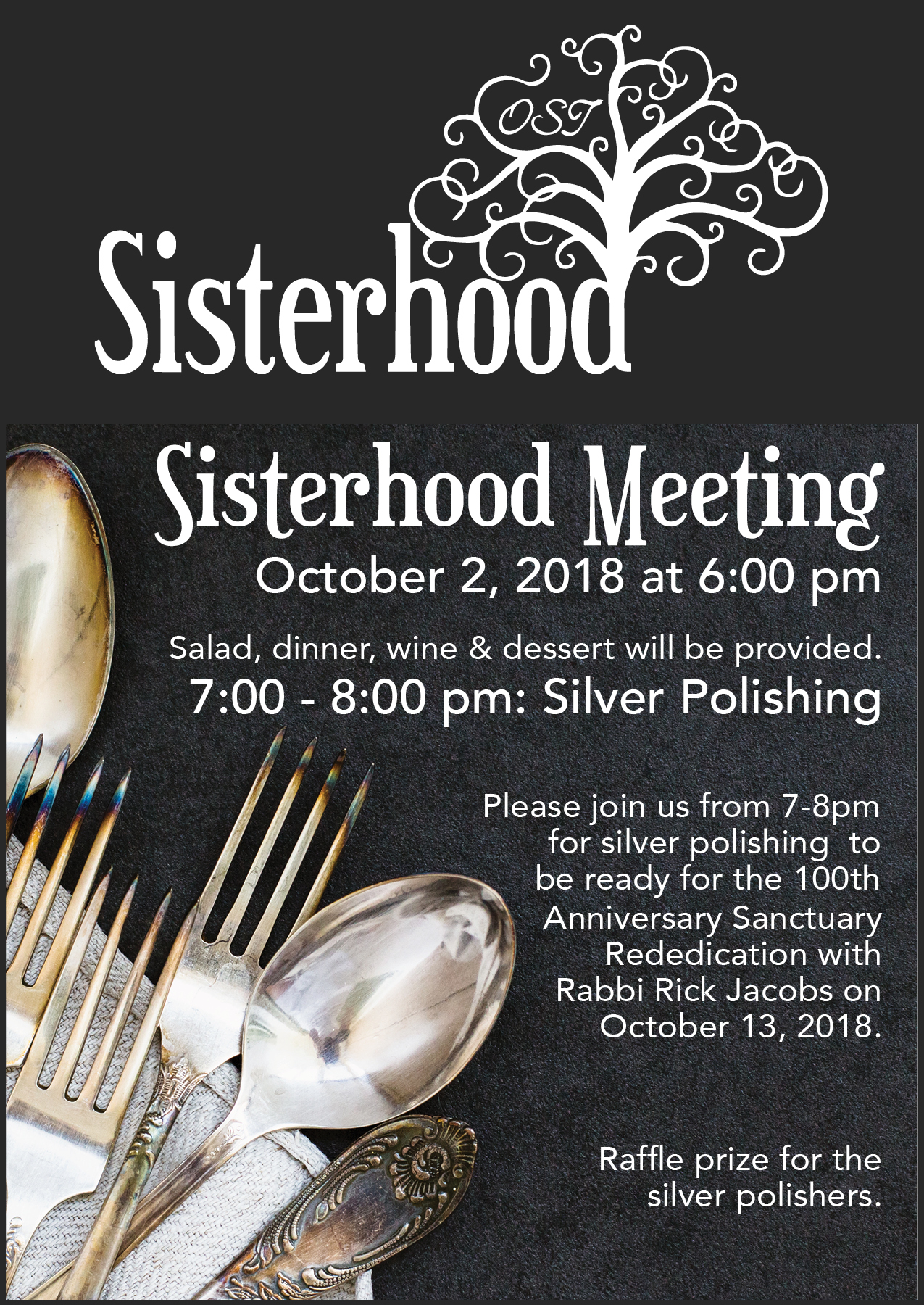 Silver Polishing & Raffle Flyer