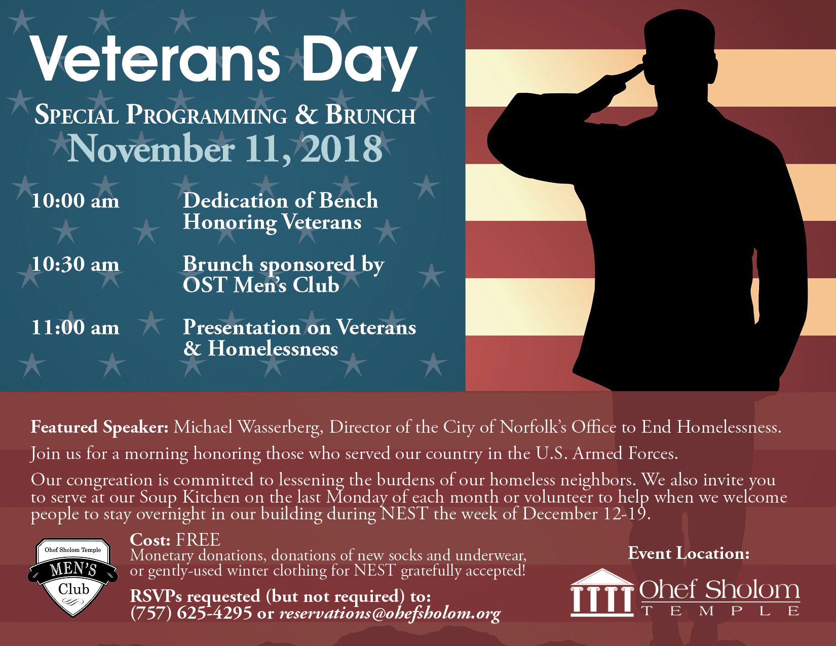 Veterans Day Program Flyer