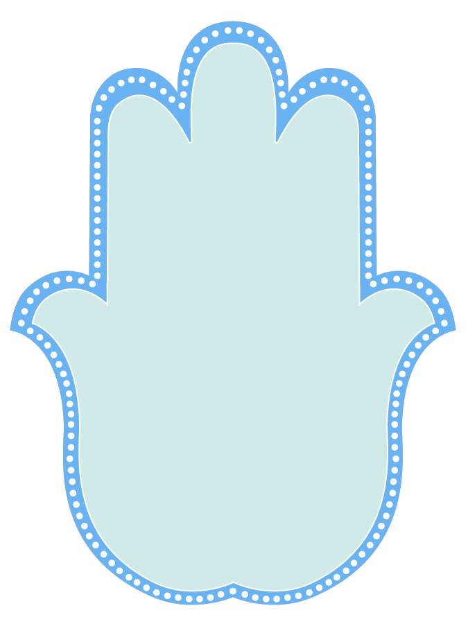 Blue Hamsa Design