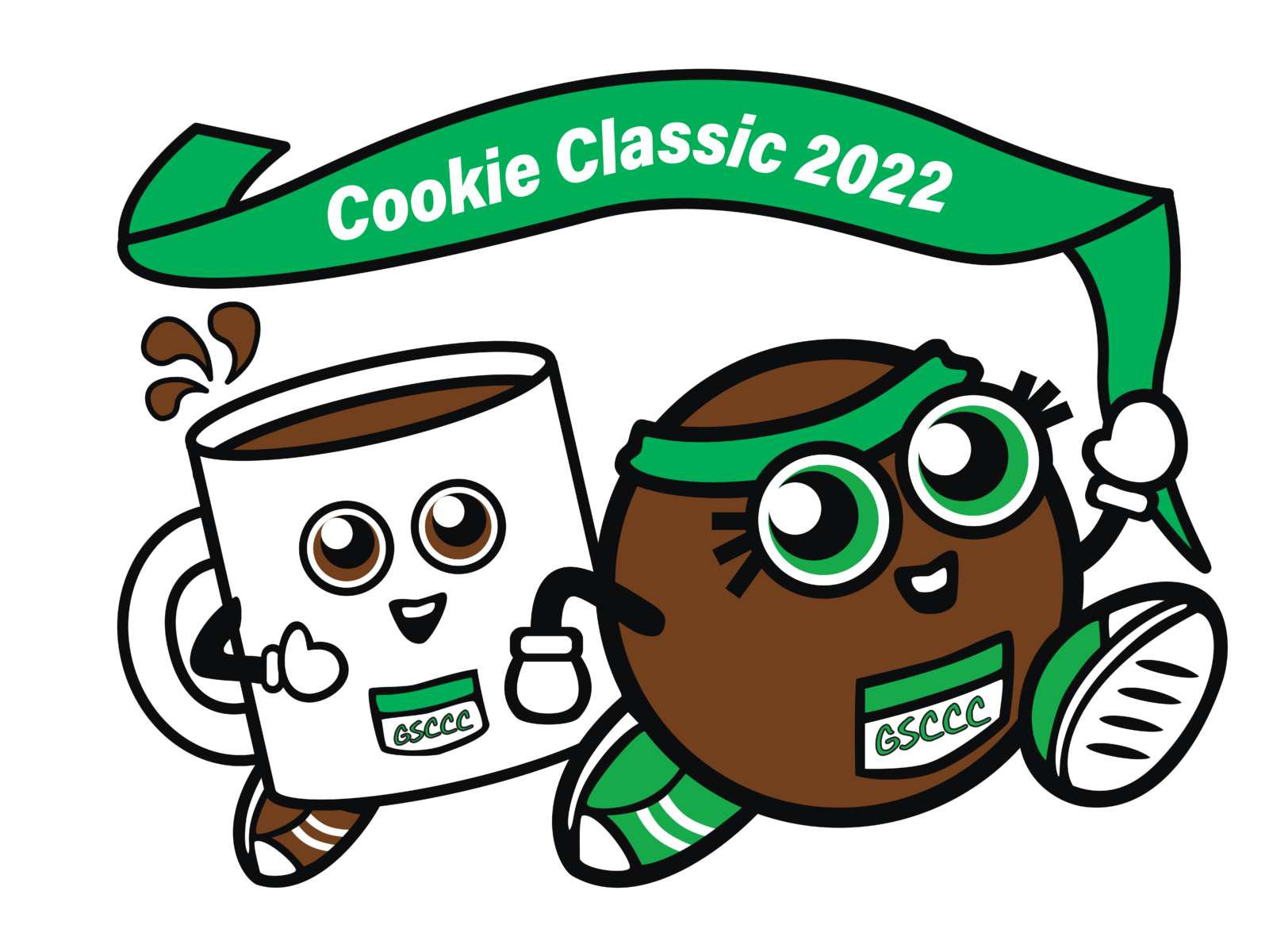 2022 GSCCC Cookie Classic_300_Cookie+MugMan_color 2022 Girl Scouts Cookie Classic Logo