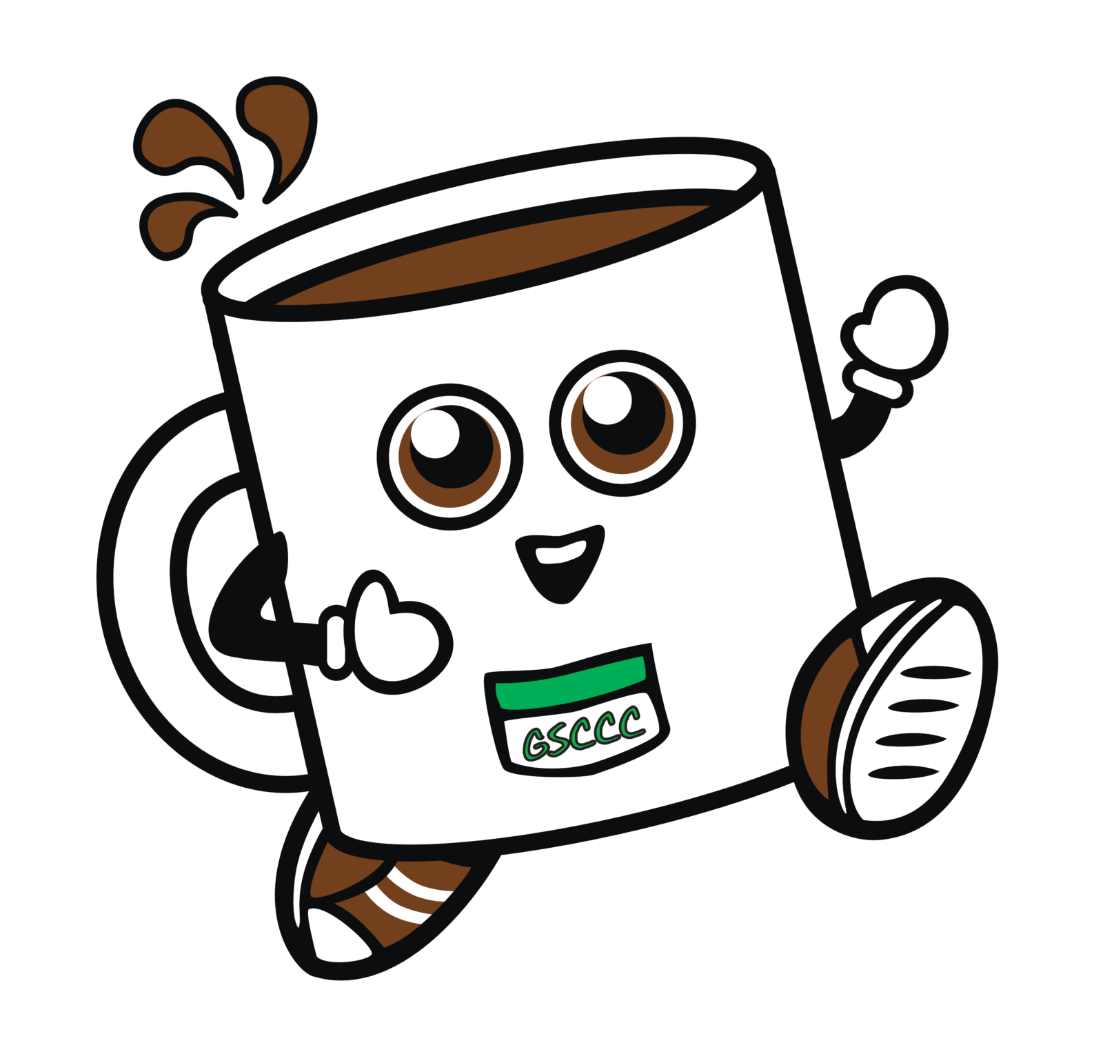 2022 GSCCC Cookie Classic_300_MugMan_color Full color 2022 Cookie Classic Run Mug Man character