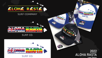 Image compilation of logo design samples for Aloha Rasta
