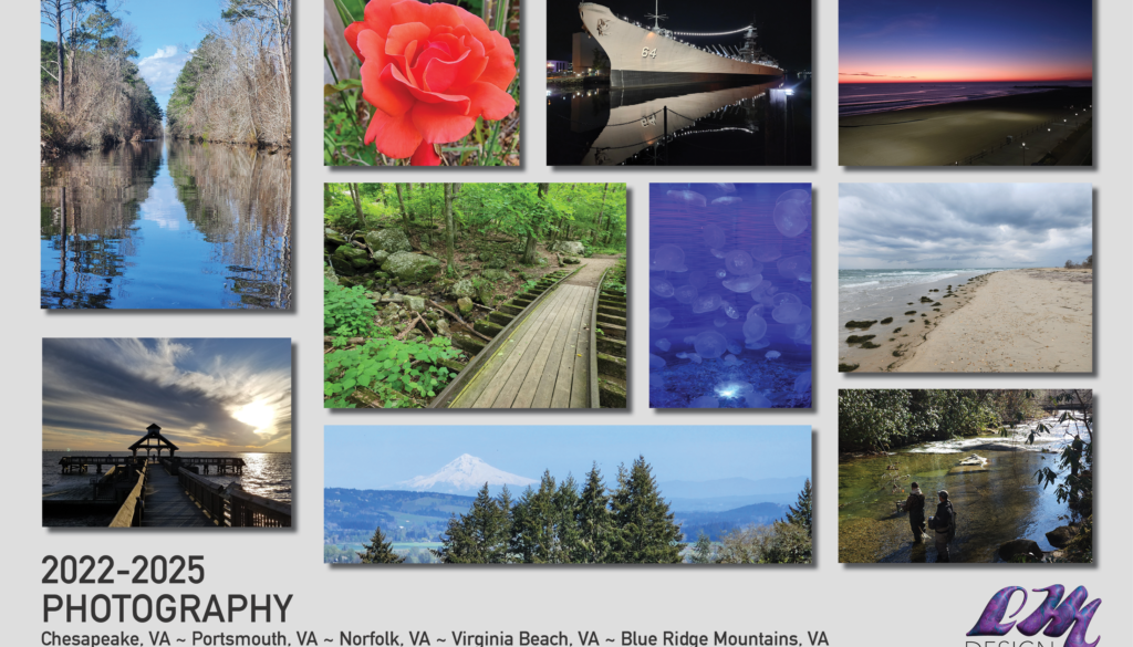 Collage of multiple nature & landscape photographs