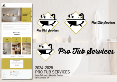 67_2024-2025 Pro Tub Services Compilation of Pro Tub Services Logo & Website Imagery