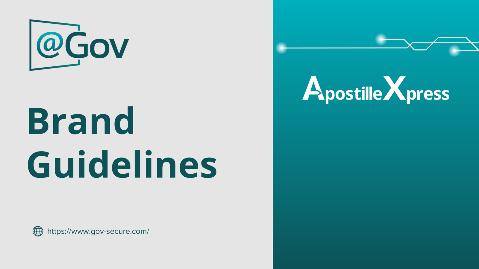 @Gov+AX Brand Guidelines 2025_Cover Cover Page Design for @Gov + ApostilleXpress Brand Guidelines