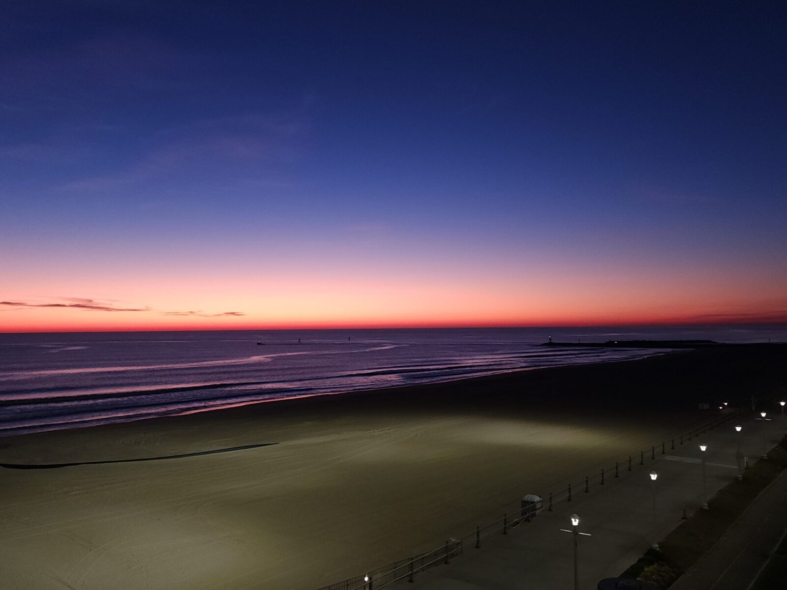 Sunset over the Atlantic Ocean, Virginia Beach, VA